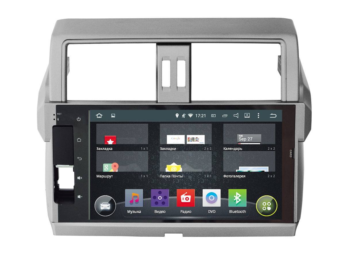     5.1  CD/DVD- Toyota Land Cruiser Prado 150 (2015 - 2016)  GPS-  Bluetooth Incar AHR-2252